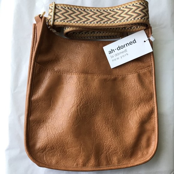 ahdorned Bags Ahdorned Messenger Crossbody Brown Bag Guitar Straps